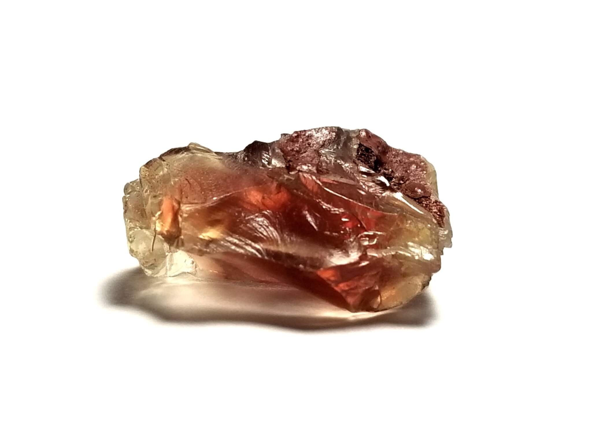 (H6) Sunstone Oregon Red Specimen Rough 0.60"x 0.50" In. 18.70Crts - Image 2
