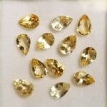 Citrine Pear 6x4mm (12 Pcs)