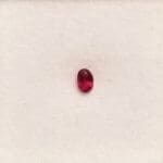 Ruby Thailand Oval 4x2.8mm 0.22crts