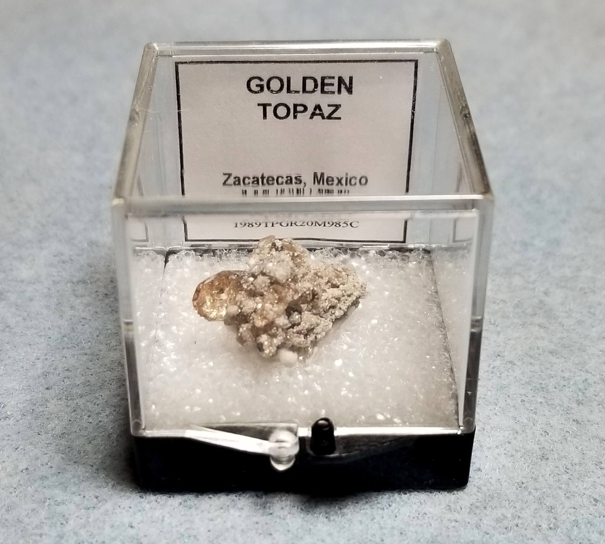 Topaz Golden Specimen 20x12mm 9.85Crts - Image 5