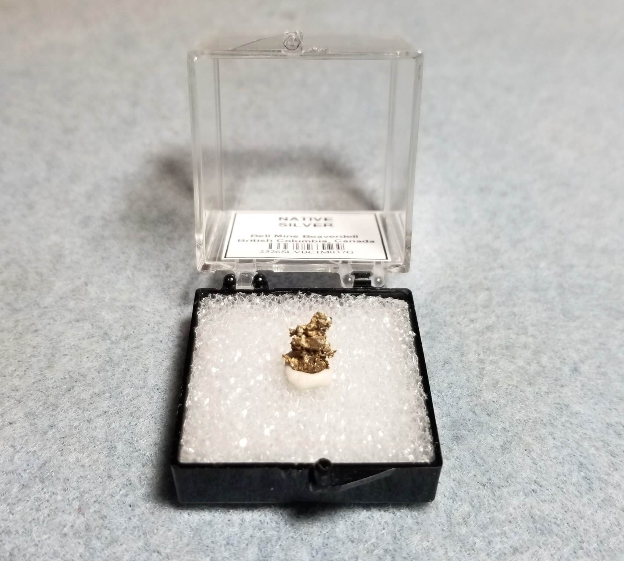 Silver Native Canada Specimen Thumbnail 10.6x6.8mm 0.37Grams - Image 2