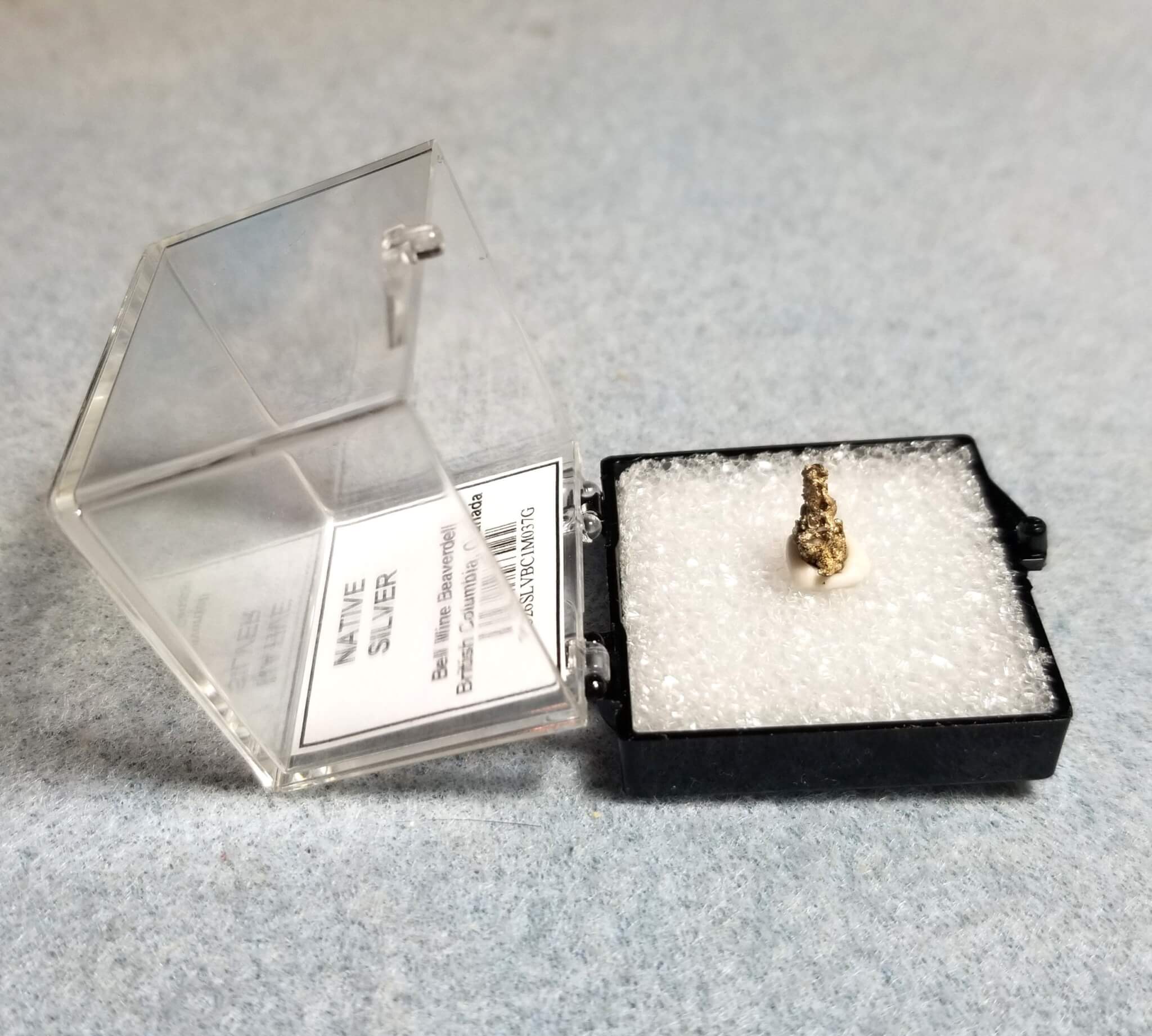 Silver Native Canada Specimen Thumbnail 10.6x6.8mm 0.37Grams - Image 3