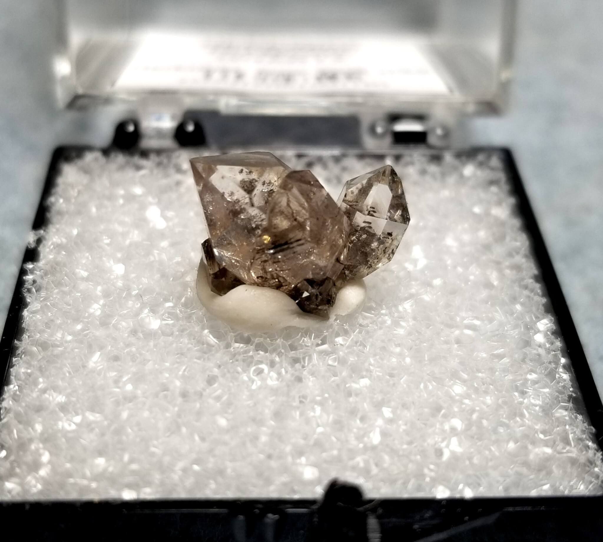 Quartz Herkimer Diamond Specimen Thumbnail 13x7.25mm 1.14Grams