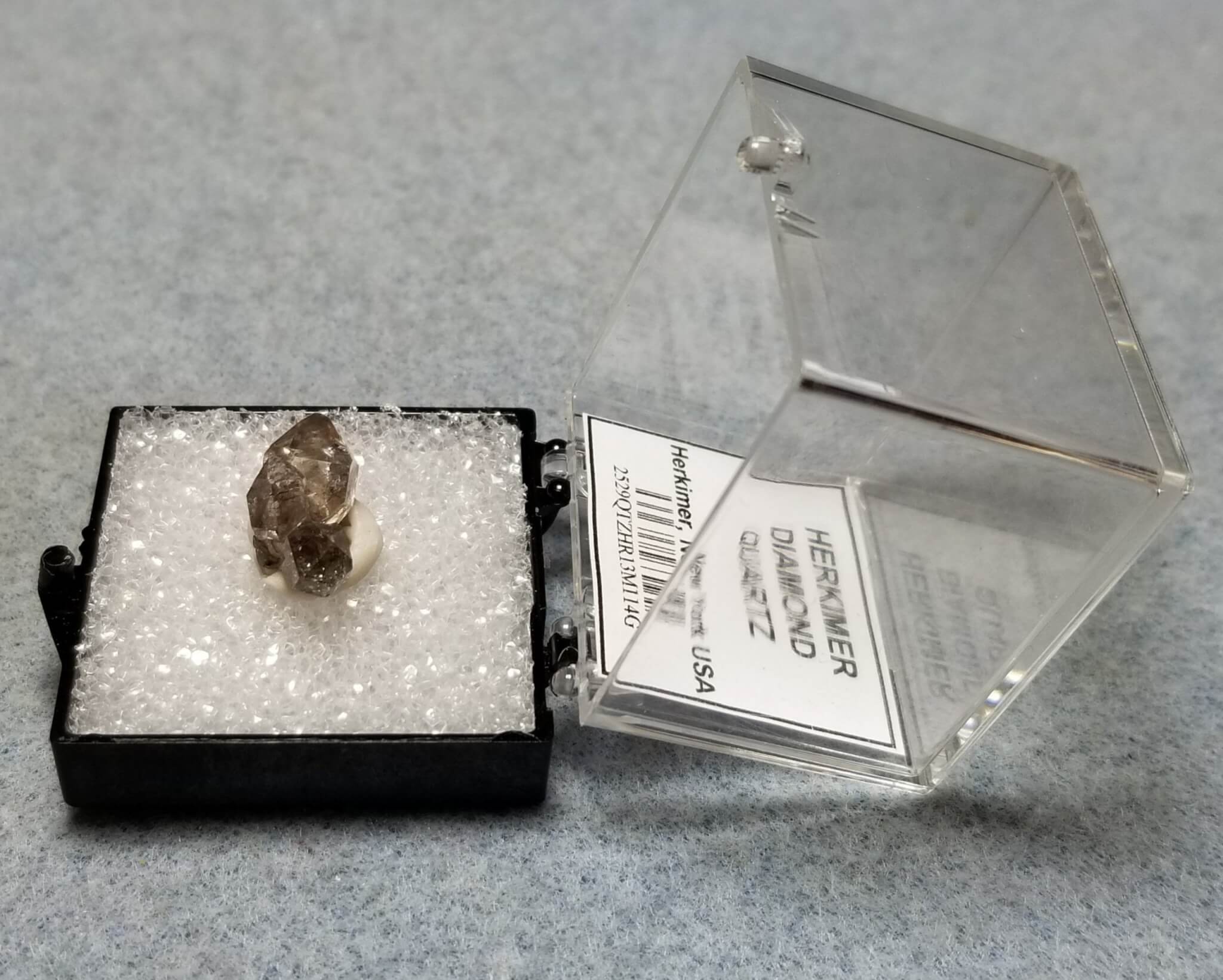 Quartz Herkimer Diamond Specimen Thumbnail 13x7.25mm 1.14Grams - Image 4
