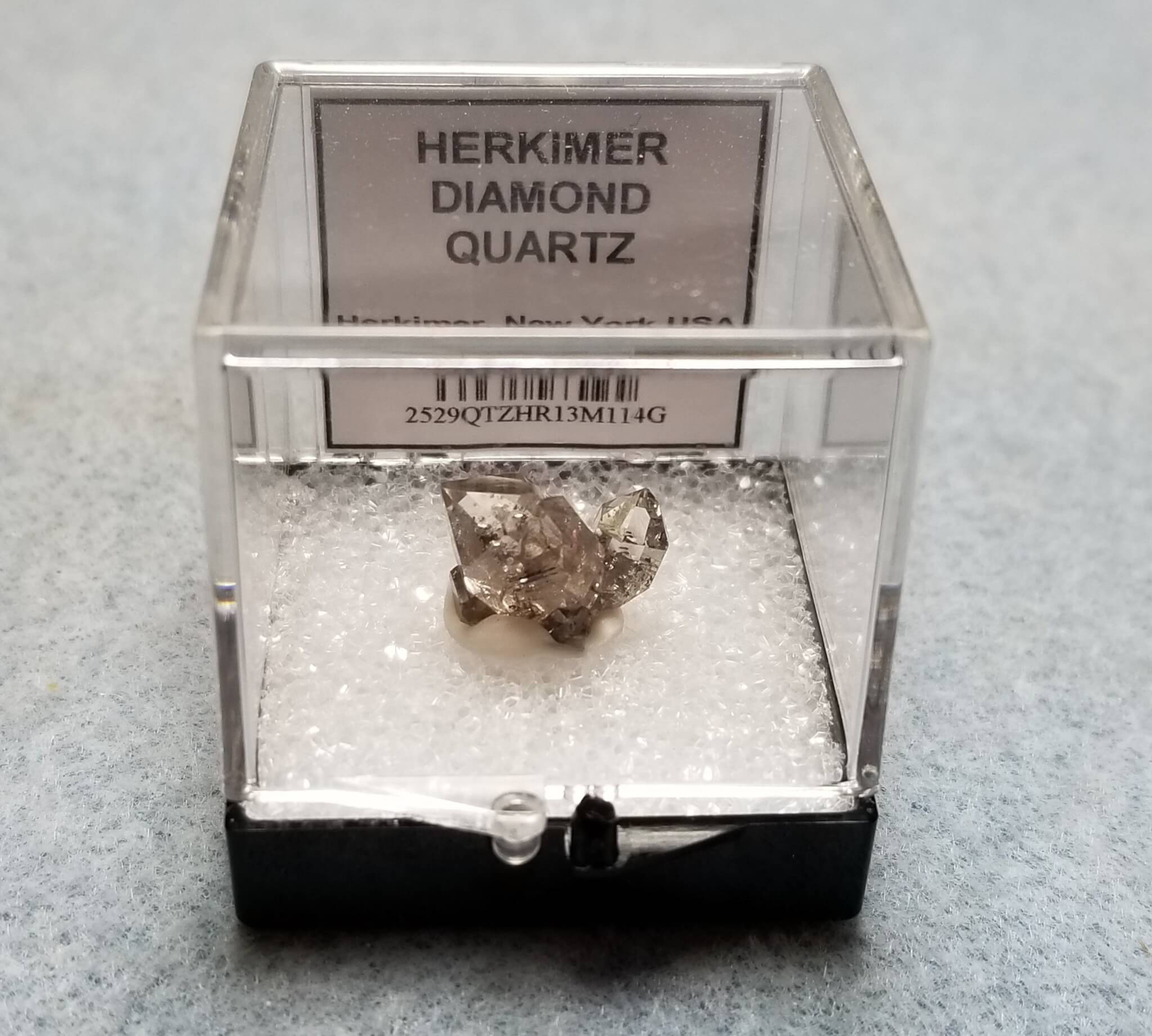 Quartz Herkimer Diamond Specimen Thumbnail 13x7.25mm 1.14Grams - Image 6