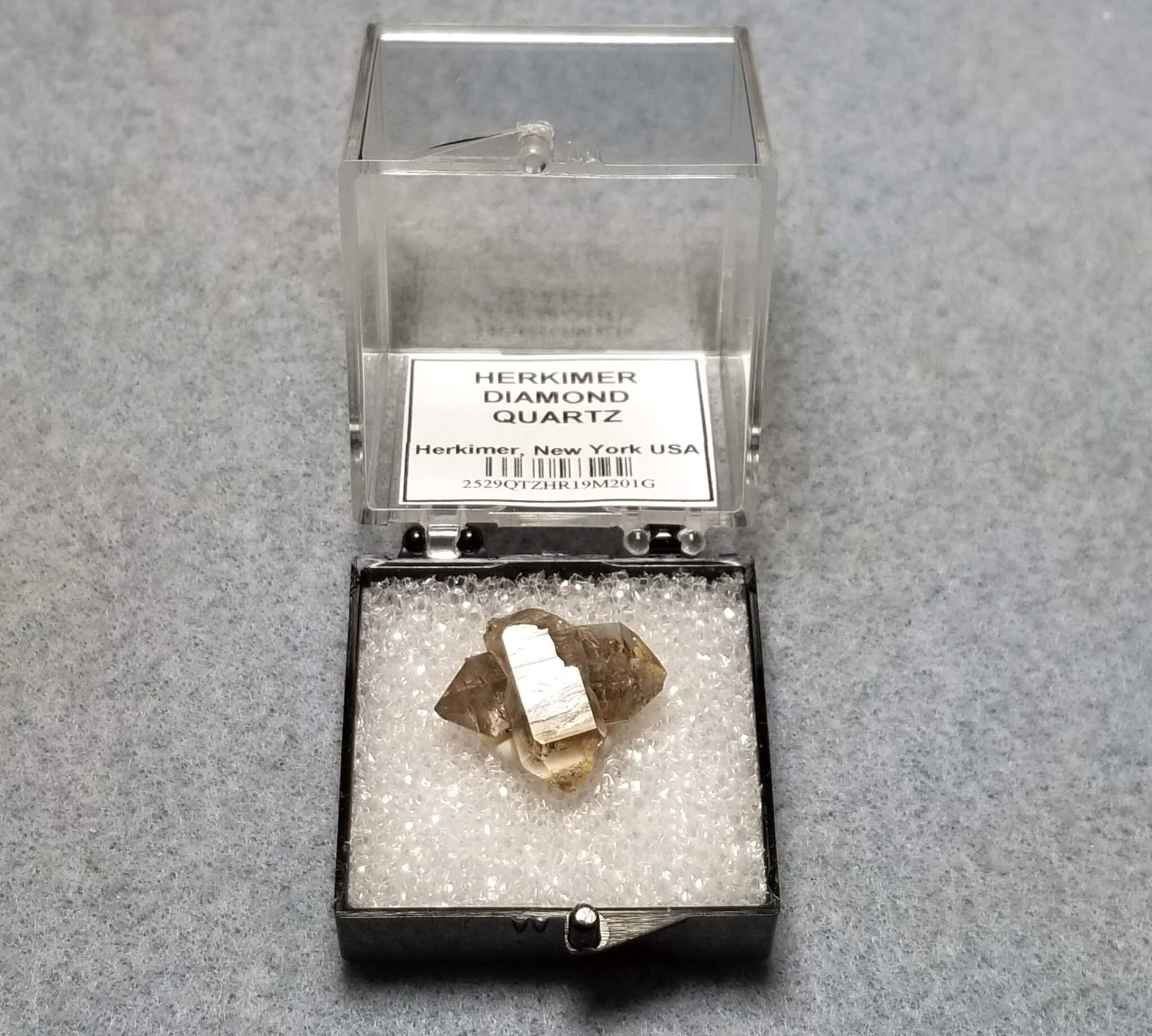 Quartz Herkimer Diamond Specimen Thumbnail 19x16mm 2.01Grams - Image 2