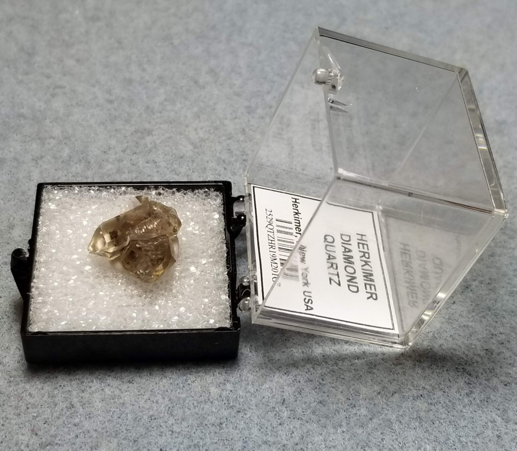 Quartz Herkimer Diamond Specimen Thumbnail 19x16mm 2.01Grams - Image 4