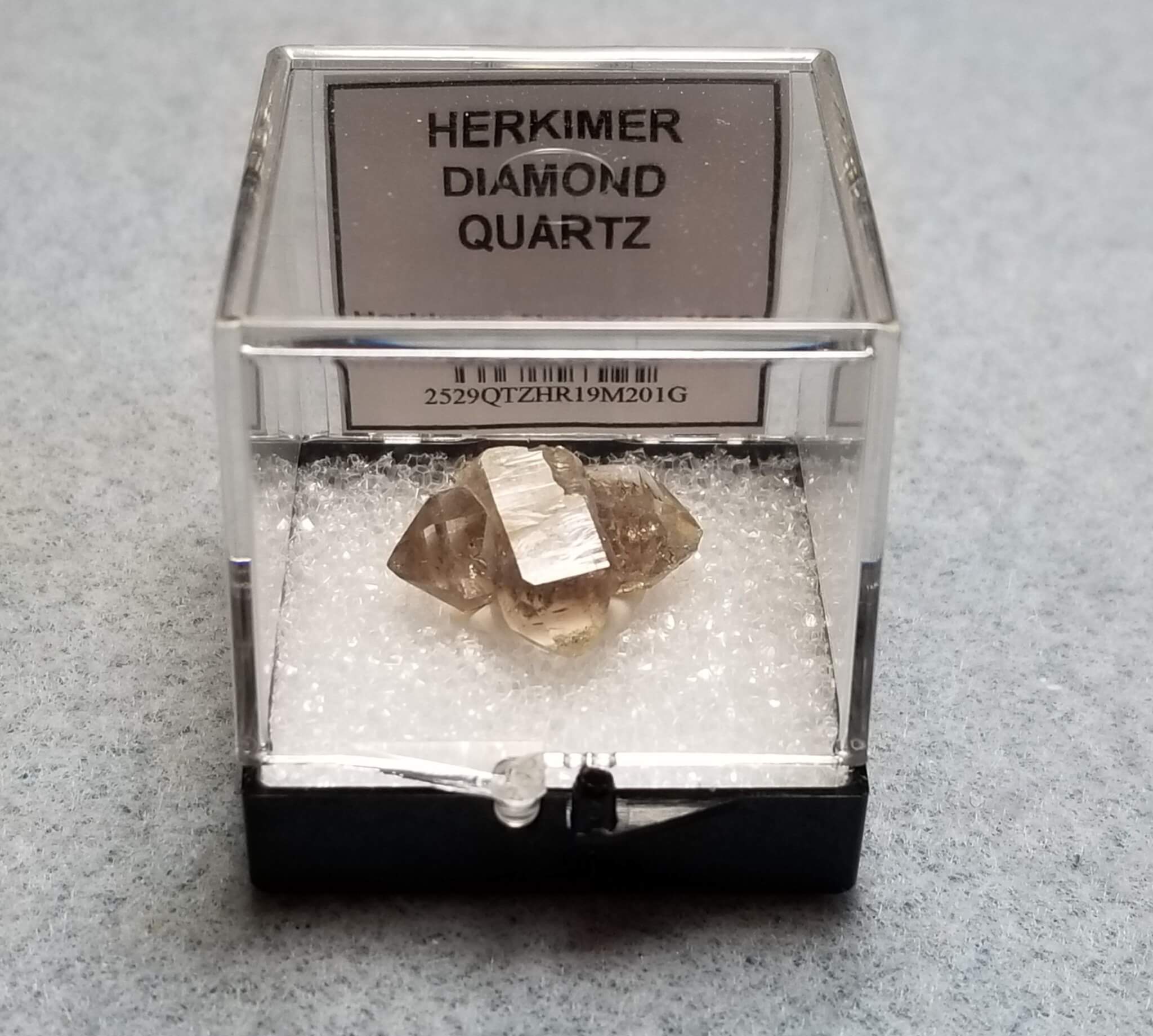 Quartz Herkimer Diamond Specimen Thumbnail 19x16mm 2.01Grams - Image 6