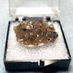 Quartz Herkimer Druzy Plate Specimen Thumbnail 27x17.5mm 3.42Grams
