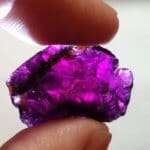 Garnet Tanzania Purple Rough Specimen 28x18mm 50.46Crts