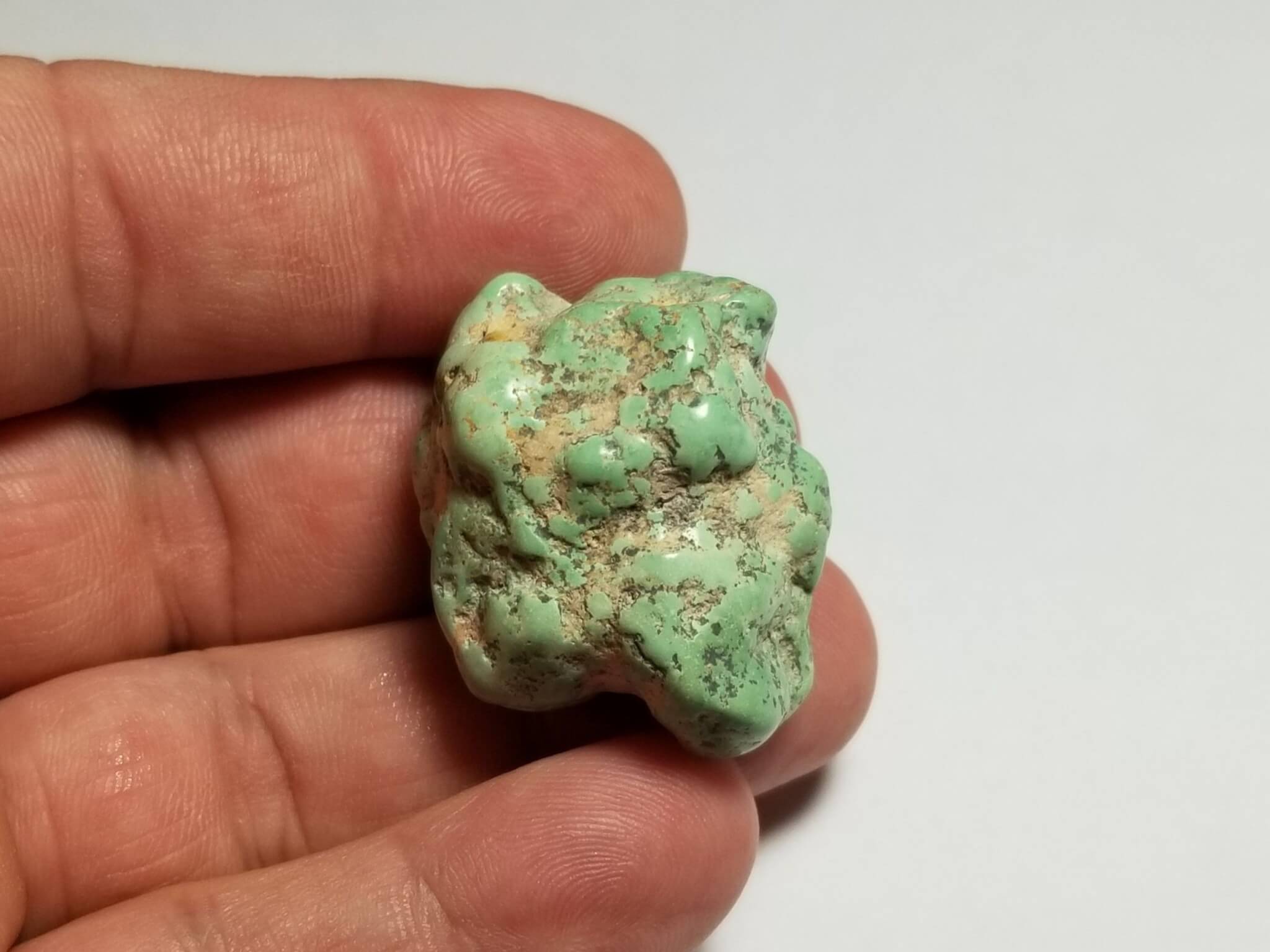 Turquoise Arizona Bisbee Natural Nugget 33x28mm 121.30crts - Image 5
