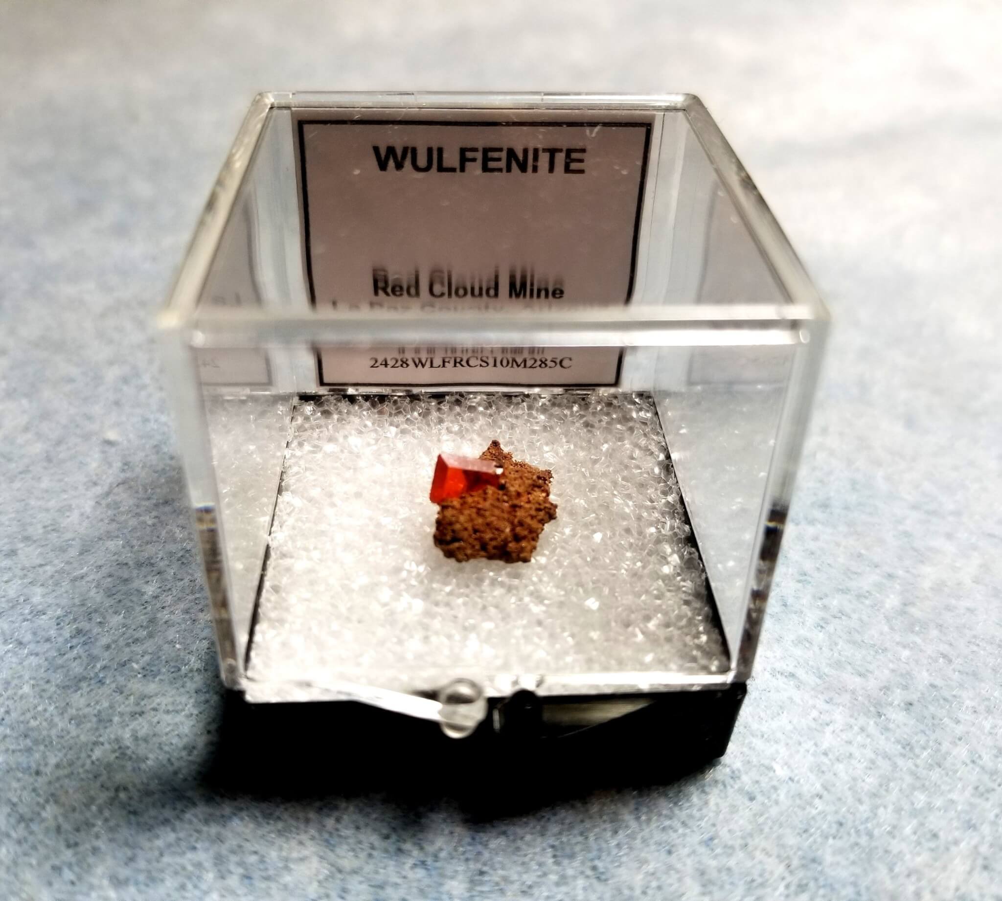Wulfenite Specimen Thumbnail 10x8mm 2.85Crts - Image 6