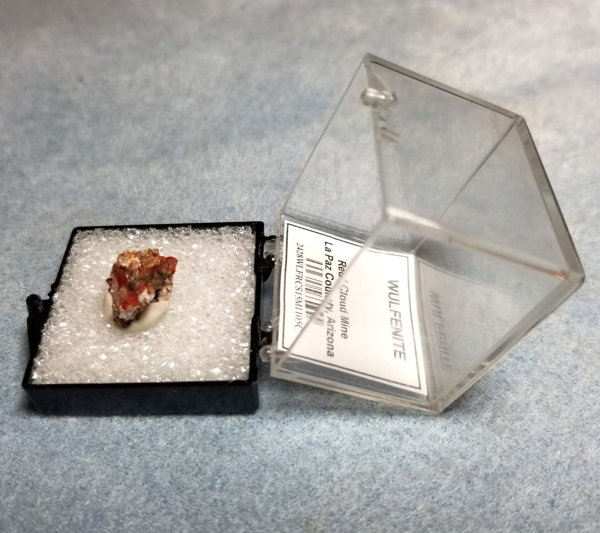 Wulfenite Specimen Thumbnail 15x13mm 11.05Crts - Image 3