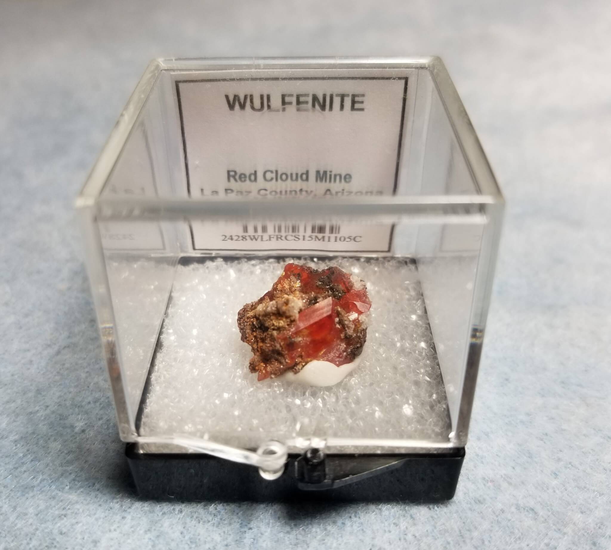 Wulfenite Specimen Thumbnail 15x13mm 11.05Crts - Image 6