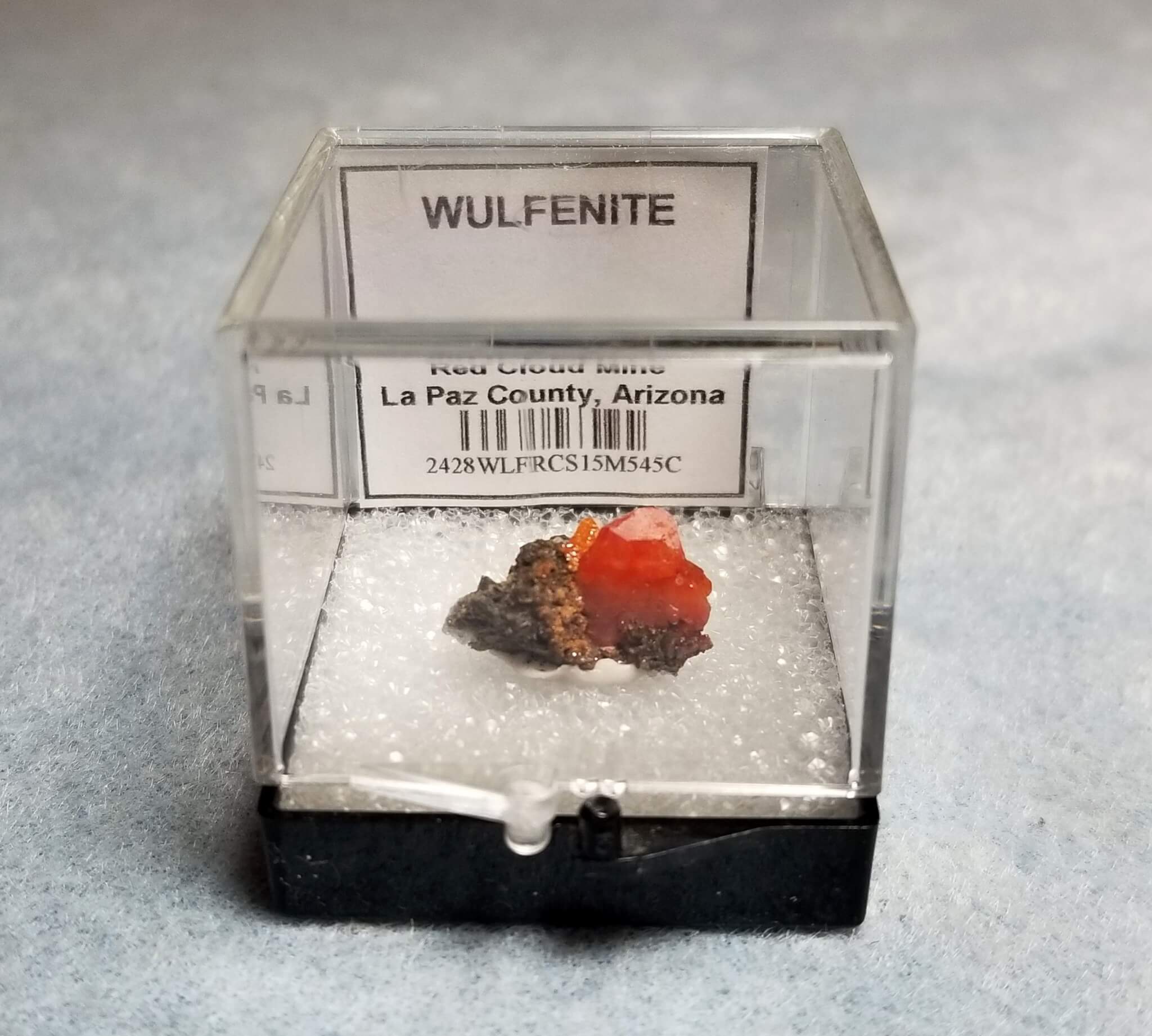 Wulfenite Specimen Thumbnail 15.5x10mm 5.45Crts - Image 6