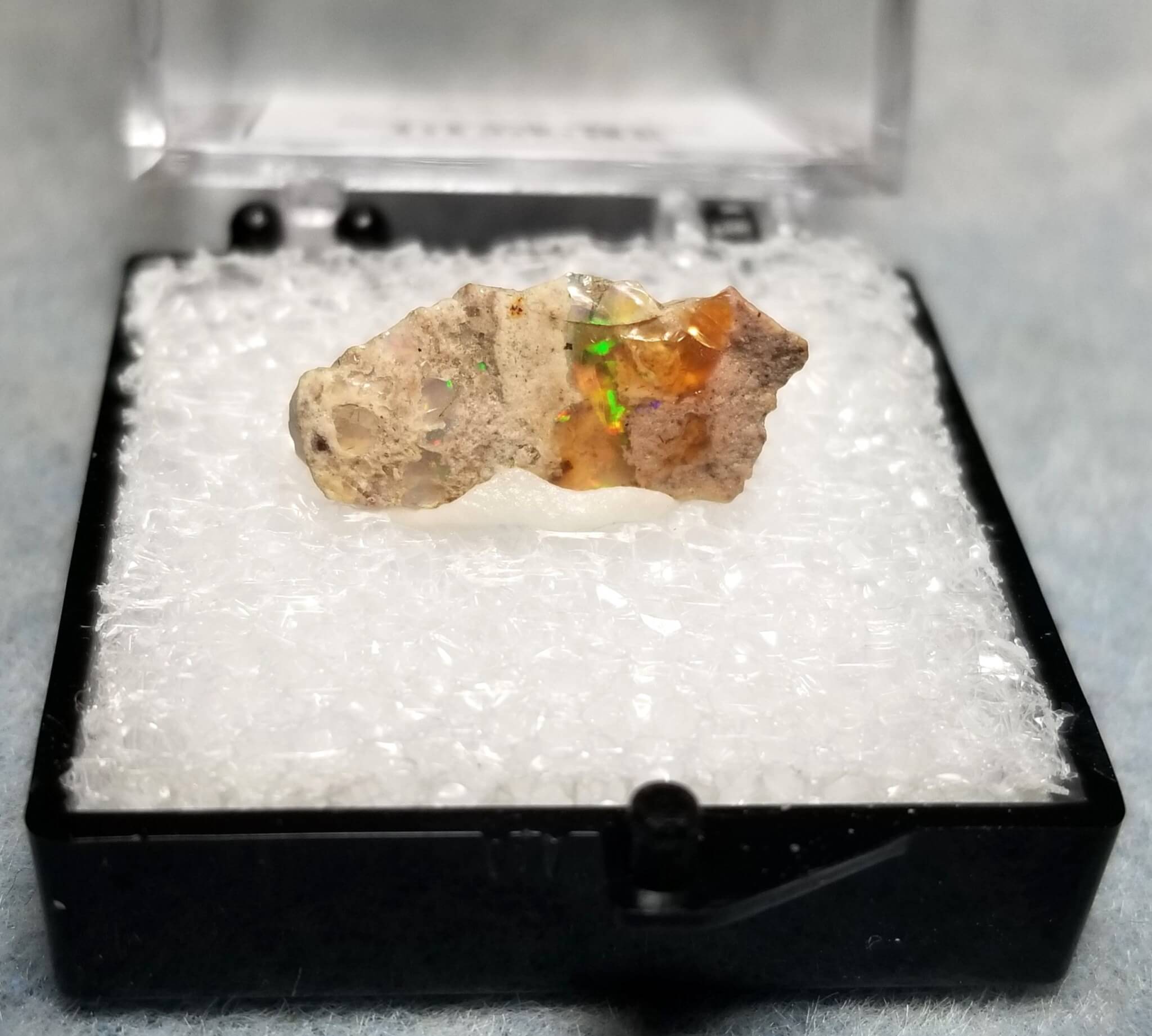 (E8) Opal Mexican Contraluz Specimen Thumbnail 18x8mm 2.95Crts
