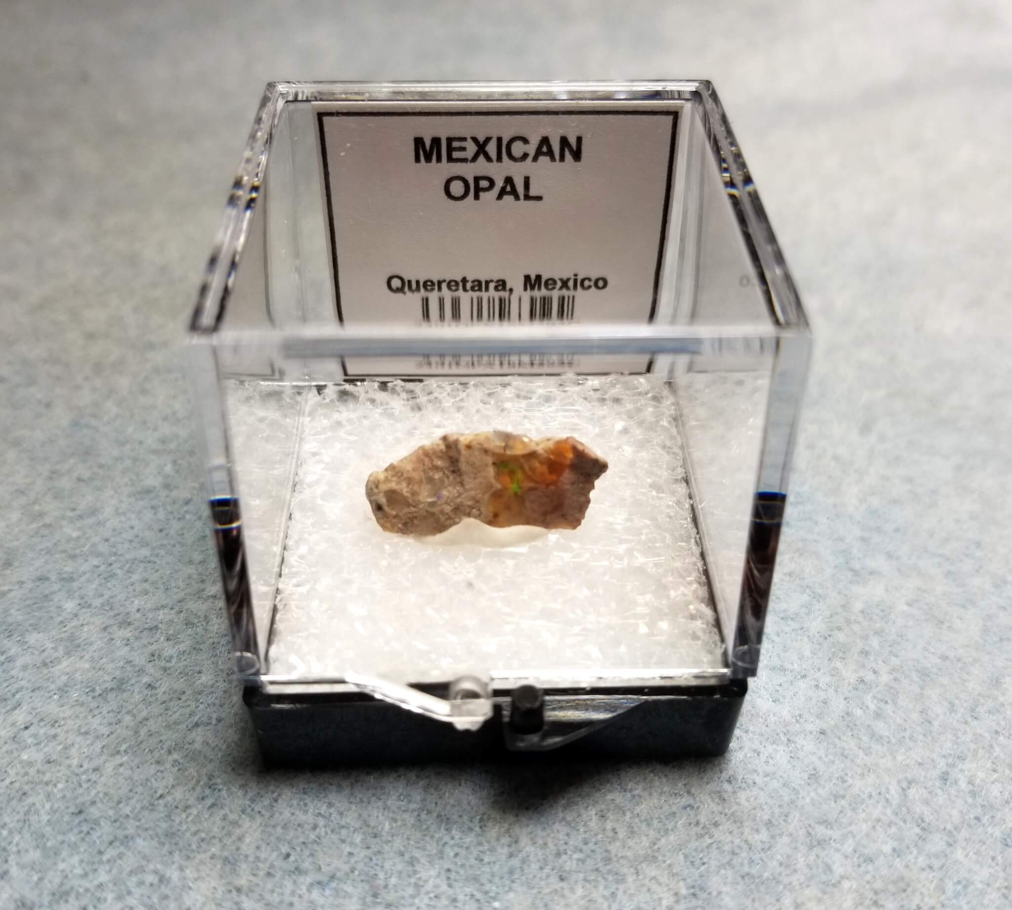 (E8) Opal Mexican Contraluz Specimen Thumbnail 18x8mm 2.95Crts - Image 6