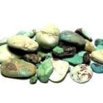 Turquoise Arizona Natural Mixed Tumbles 36x20-7x6mm 98.5Grams