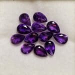 Amethyst Pear 6x4mm (12Pcs)