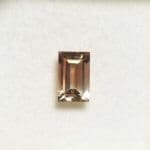 Sunstone Oregon Red Golden Emerald Cut 9x6mm 1.57crts