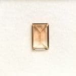 Sunstone Oregon Red Golden Emerald Cut 9x6mm 1.57crts
