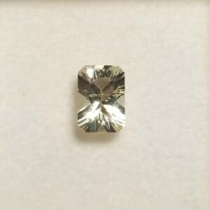 Sunstone Oregon Golden Fancy Emerald Cut 9X6mm 1.46crts