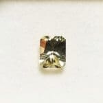 Sunstone Oregon Golden Fancy Emerald Cut 9X7mm 1.80crts