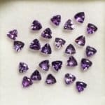 Amethyst Trillion 3mm (24Pcs)