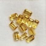 Citrine Emerald Cut 5x3mm (12 Pcs)