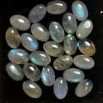 Labradorite, Oval Cabochon Mixed 6x4mm (24 Pcs)