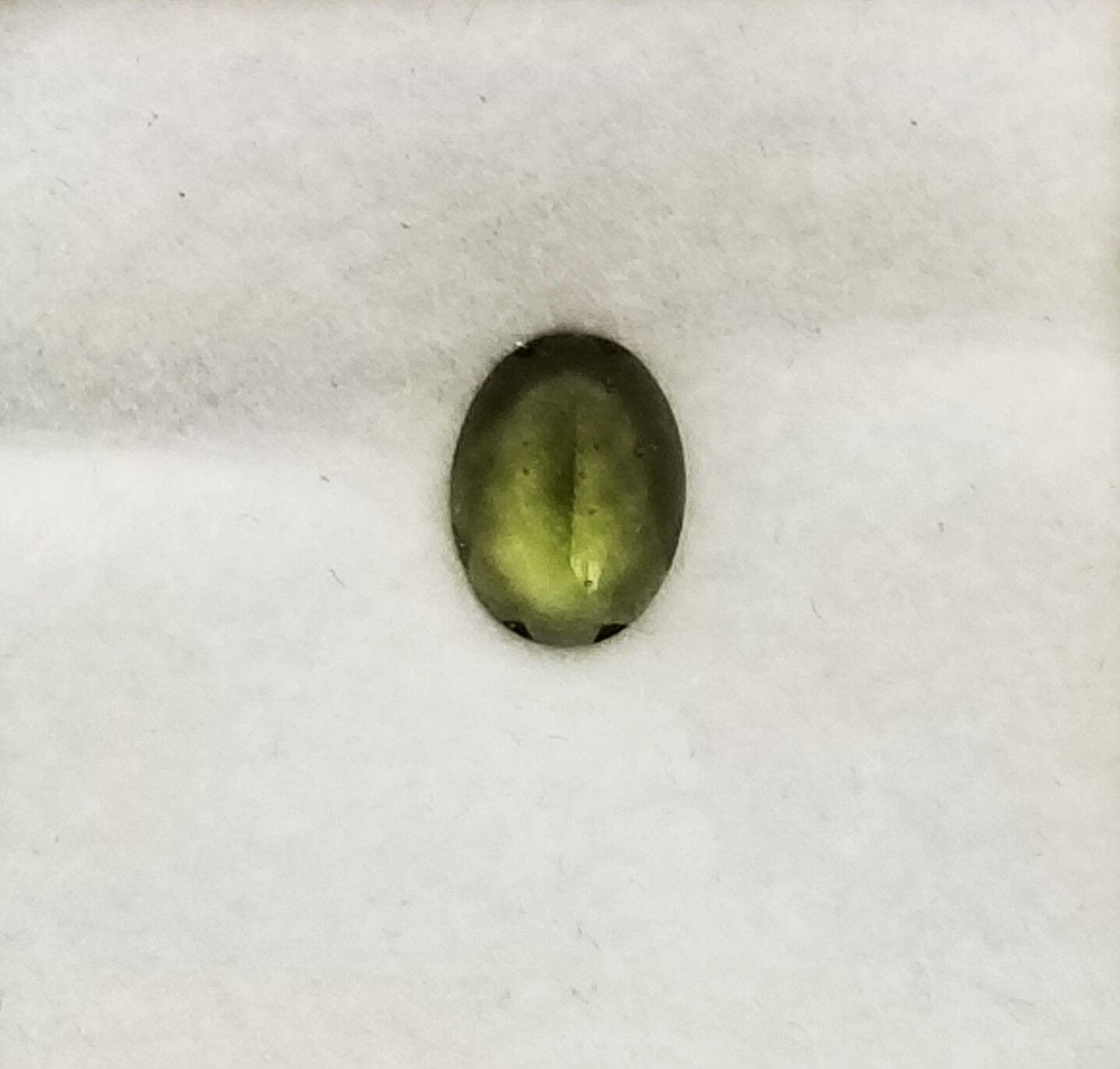 Moldavite Oval 8x6mm 0.78Crts - Image 2