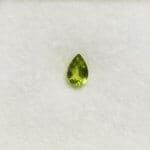Tourmaline Lime Green Pear 6x4mm 0.31Crts