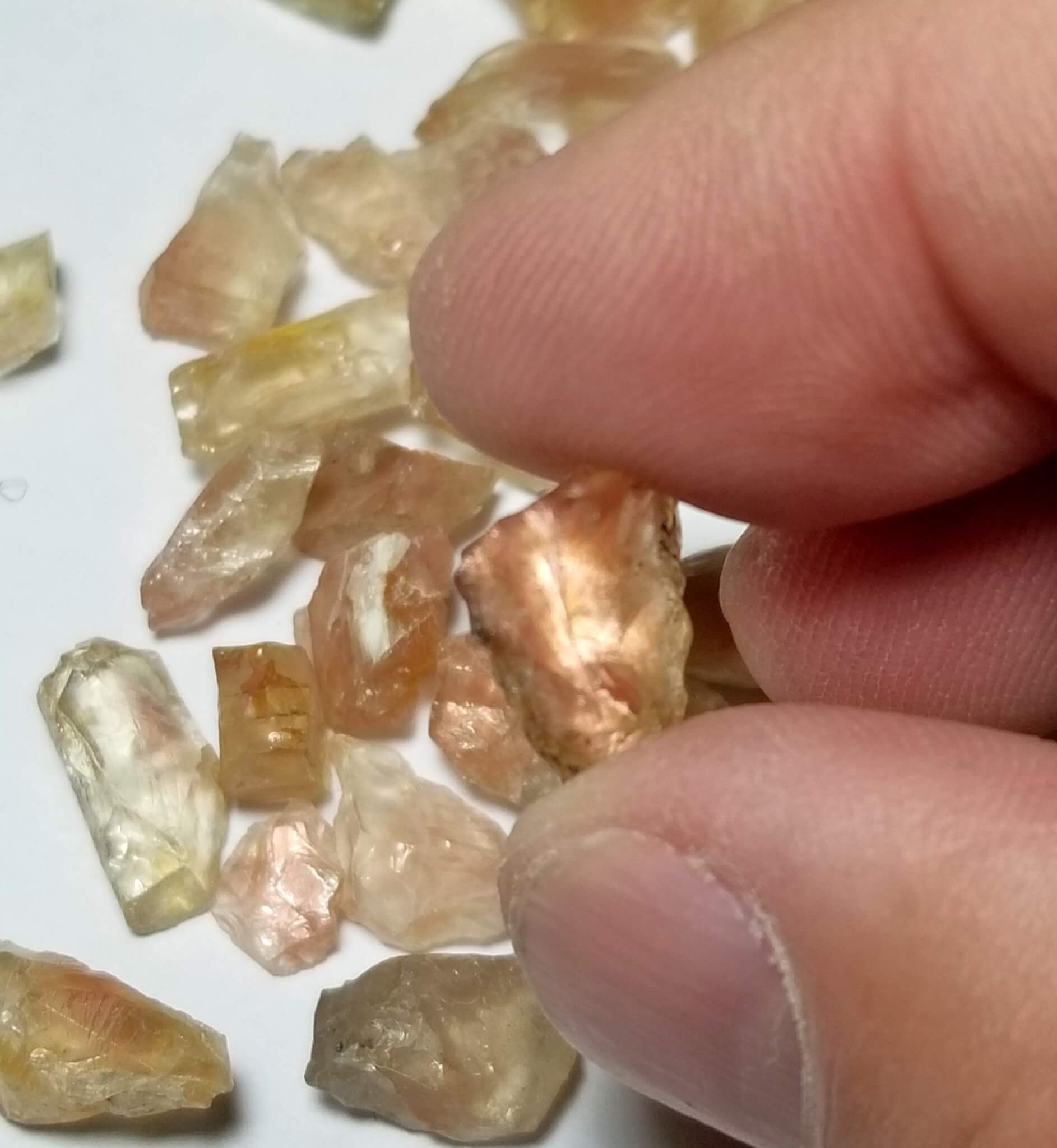 Sunstone Oregon Golden Schiller Rough Specimen Random Sample (1Pcs) - Image 2