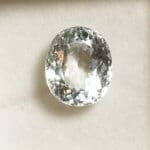 Topaz White Oval 14x12mm 11.02crts