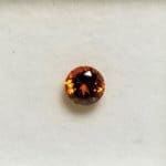 Garnet Hessonite Round 6mm 1.04crts