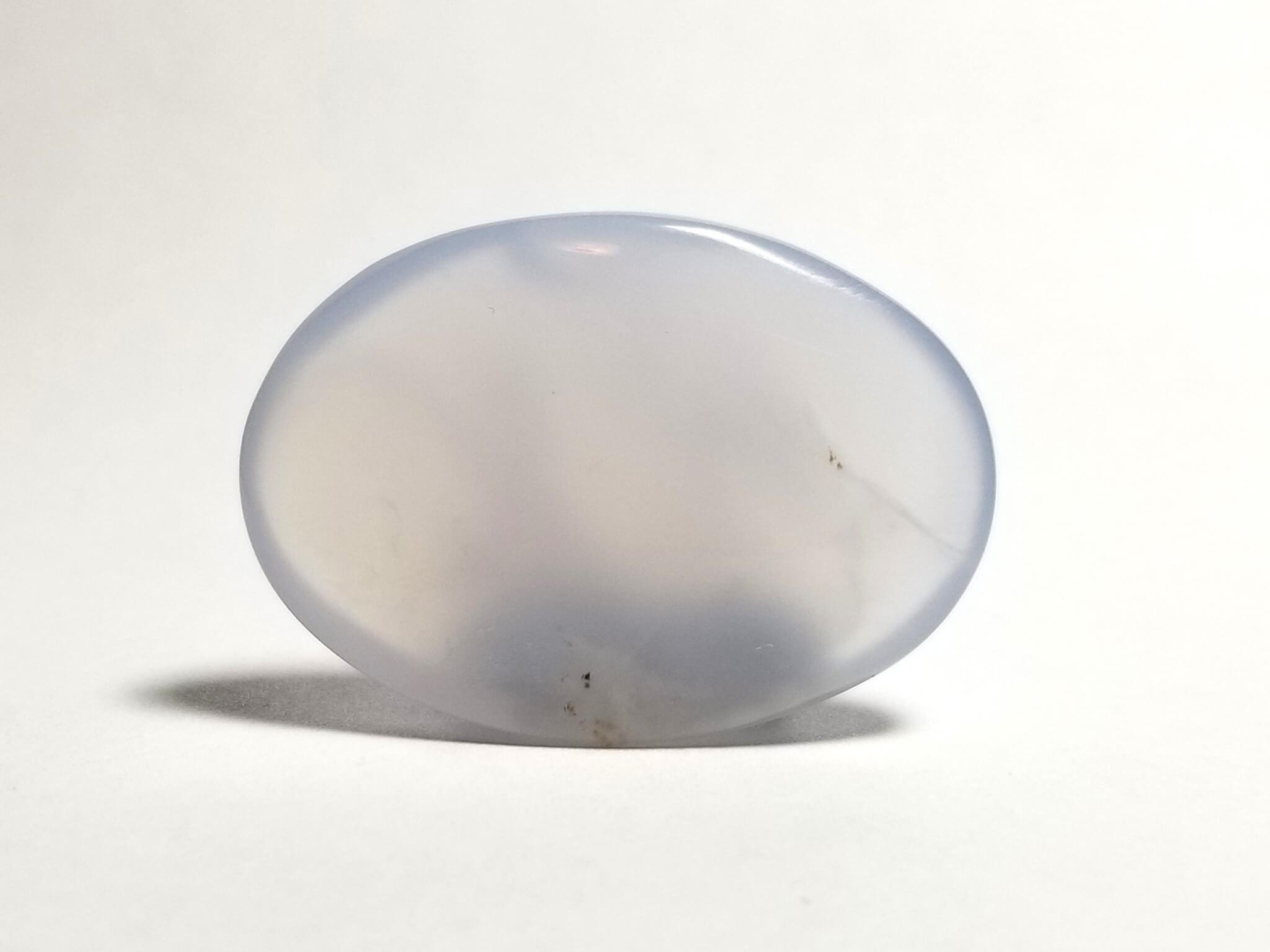 Agate Ellensburg Blue Cabochon Oval 33.5x23.5mm 48.45Crts - Image 2