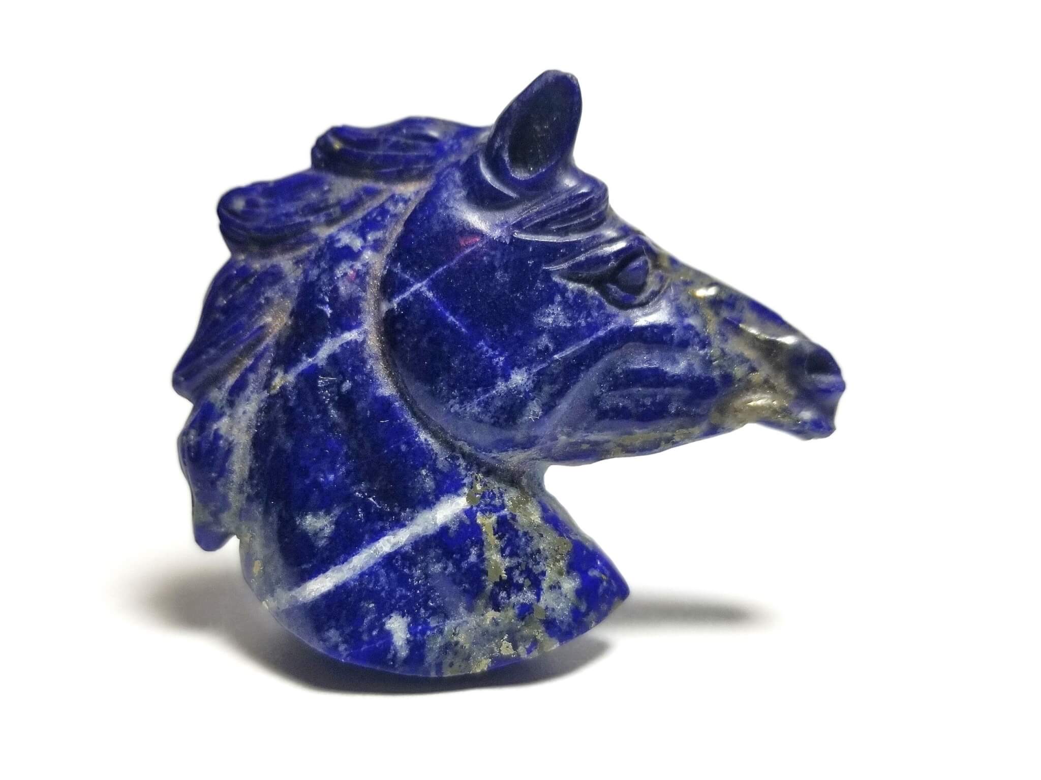 Lapis Carving Horse Head 44x40mm 81.60crts
