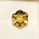 Citrine Hexagon 11.5mm 6.60crts
