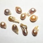 Pearl Freshwater Blister Cream 17x8-11x8mm 37.10ctw (10Pcs)