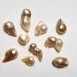 Pearl Freshwater Blister Cream 18x8-10x8mm 40.01ctw (10Pcs)