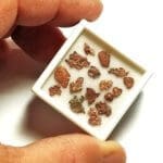 Copper Michigan Rough Specimen 4x3mm – 10x7mm (15Pcs)