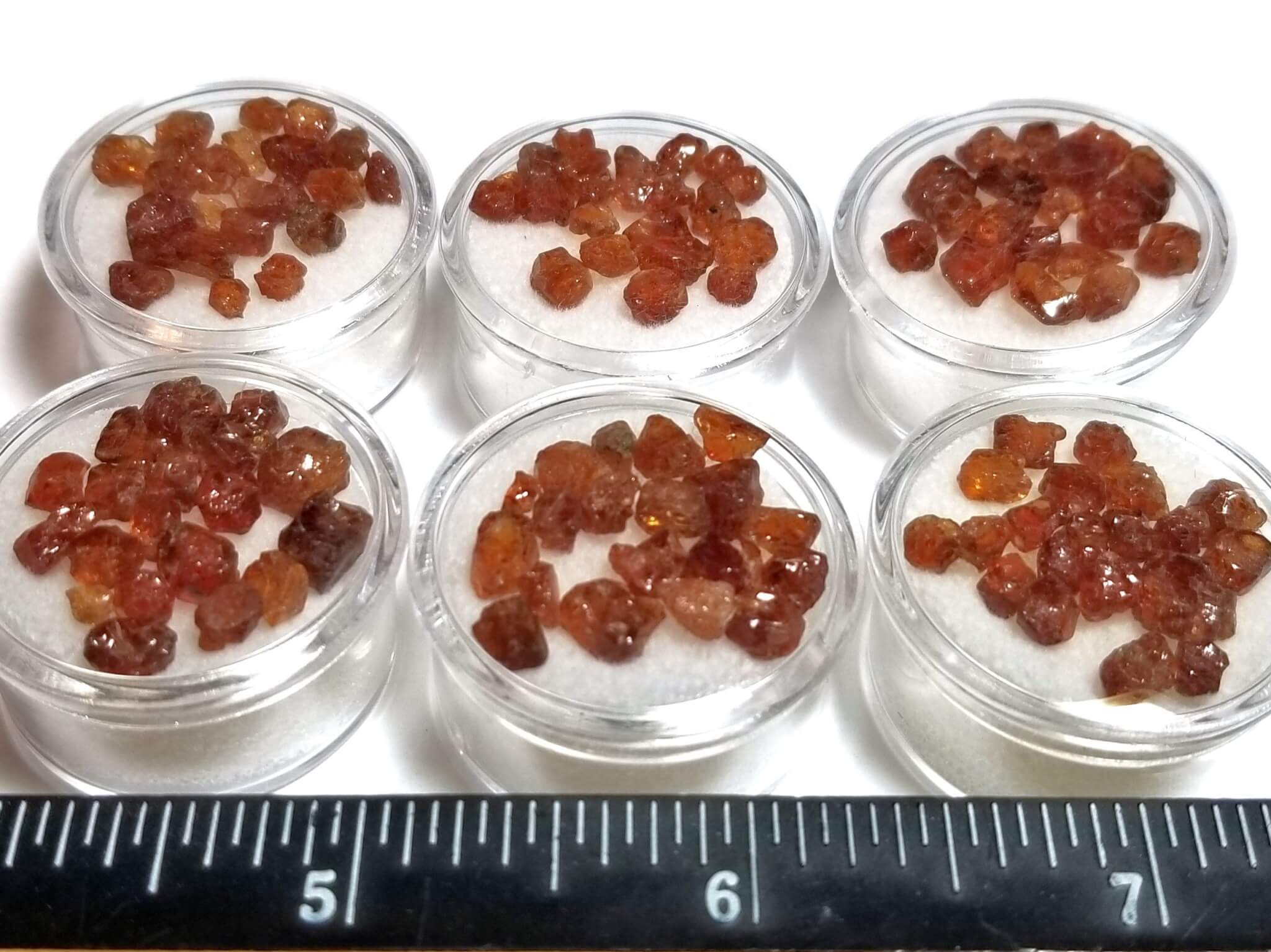 (H3) Garnet Spessartite Rough Specimen 3mm-6mm (20pcs) ~ BUY 2 GET 1 FREE - Image 3