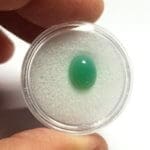(A4) Chalcedony Blue-Green Oval Cabochon 15x13mm 2.88crts