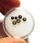 (E2) Quartz Smoky Round 3-4mm 1.16ctw (6Pcs)