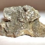 (H2) Quartz Herkimer Druzy Plate Specimen 5"x3" Inches 1.08LBS