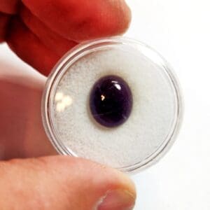 (C4) Amethyst African Oval Cabochon 12x10mm 4.98Crts