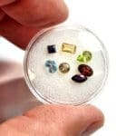 (C2) Semiprecious Facet Gem Mix 2.8-6x4mm 2.20Crtw (7Pcs)
