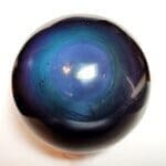 (J2) Obsidian Rainbow Sphere 3.5" 2.22 Lbs