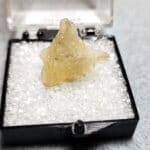 (J3) Libyan Desert Glass Specimen Thumbnail 17x10mm #92