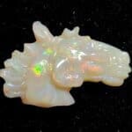 Opal Australian Horse Head Carving 29x19.6mm 17.14Crts